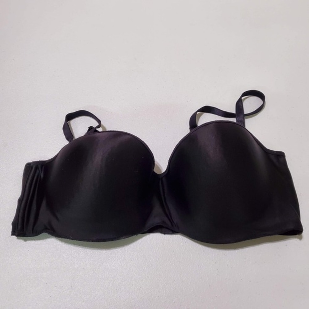 Maidenform Women Bra 38D Black Multiway Underwire Adjustable‎ Straps